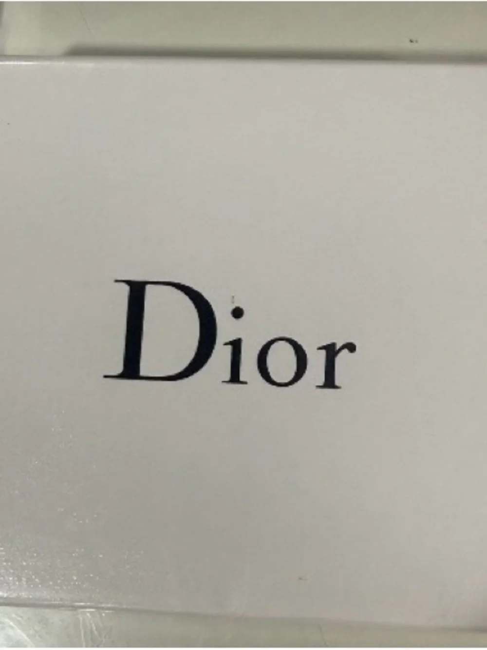 Dior Black & Beige Monogram Clasp Wallet with Gold 'D' Accent